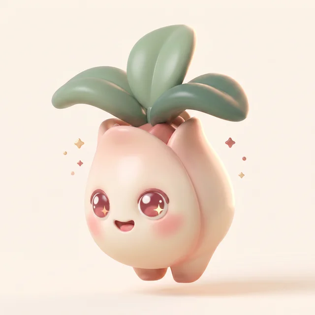 Flor, a mascote da Linfa